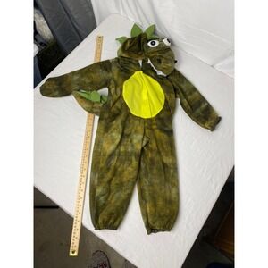 Dinosaur Costume Kids Dress Up Hooded One Piece Halloween Pretend Play 2T